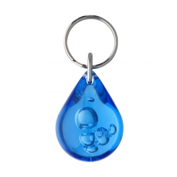 Брелок Flux, синий купить с нанесением логотипа оптом на заказ в интернет-магазине Санкт-Петербург