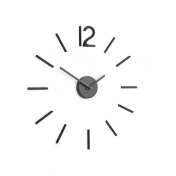 Настенные часы Blink, черные купить с нанесением логотипа оптом на заказ в интернет-магазине Санкт-Петербург