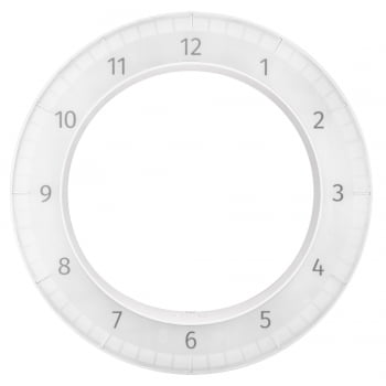 Часы настенные The Only Clock, белые купить с нанесением логотипа оптом на заказ в интернет-магазине Санкт-Петербург