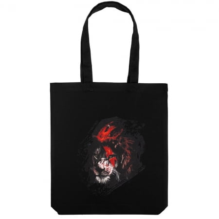 Холщовая сумка «Арт-рокстар. Зигги», черная купить с нанесением логотипа оптом на заказ в интернет-магазине Санкт-Петербург
