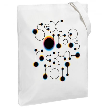 Холщовая сумка No Drugs, молочно-белая купить с нанесением логотипа оптом на заказ в интернет-магазине Санкт-Петербург