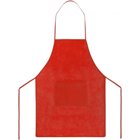 Фартук Junket, красный купить с нанесением логотипа оптом на заказ в интернет-магазине Санкт-Петербург