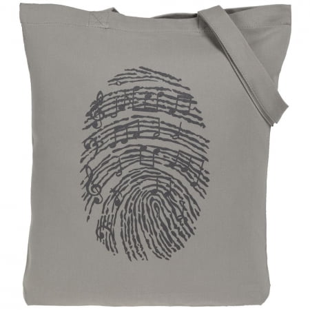 Холщовая сумка «Код вселенной», серая купить с нанесением логотипа оптом на заказ в интернет-магазине Санкт-Петербург