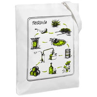 Холщовая сумка «Текила», молочно-белая купить с нанесением логотипа оптом на заказ в интернет-магазине Санкт-Петербург