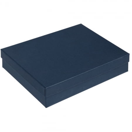Коробка Reason, синяя купить с нанесением логотипа оптом на заказ в интернет-магазине Санкт-Петербург