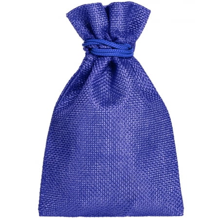 Подарочный мешок Foster Thank, S, синий купить с нанесением логотипа оптом на заказ в интернет-магазине Санкт-Петербург
