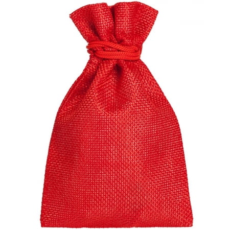 Подарочный мешок Foster Thank, S, красный купить с нанесением логотипа оптом на заказ в интернет-магазине Санкт-Петербург