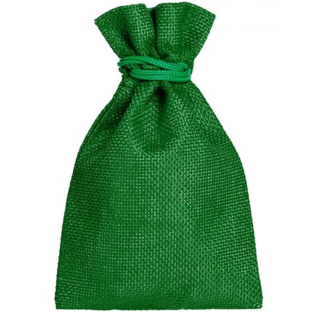 Подарочный мешок Foster Thank, S, зеленый купить с нанесением логотипа оптом на заказ в интернет-магазине Санкт-Петербург