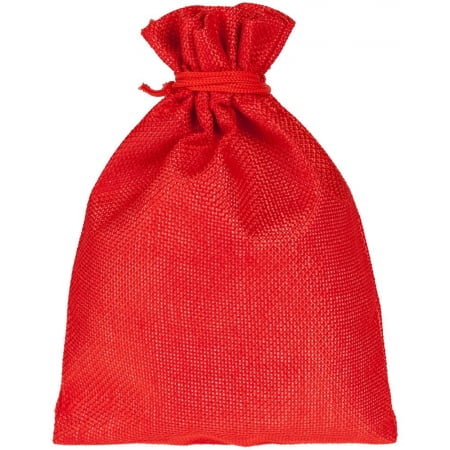 Подарочный мешок Foster Thank, M, красный купить с нанесением логотипа оптом на заказ в интернет-магазине Санкт-Петербург