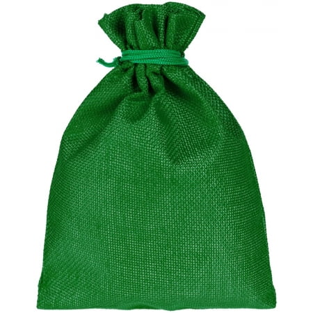 Подарочный мешок Foster Thank, M, зеленый купить с нанесением логотипа оптом на заказ в интернет-магазине Санкт-Петербург