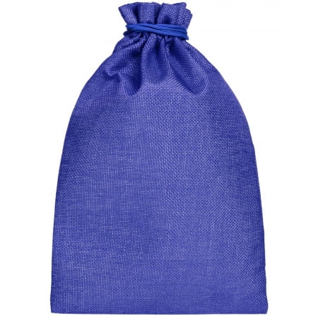 Подарочный мешок Foster Thank, L, синий купить с нанесением логотипа оптом на заказ в интернет-магазине Санкт-Петербург
