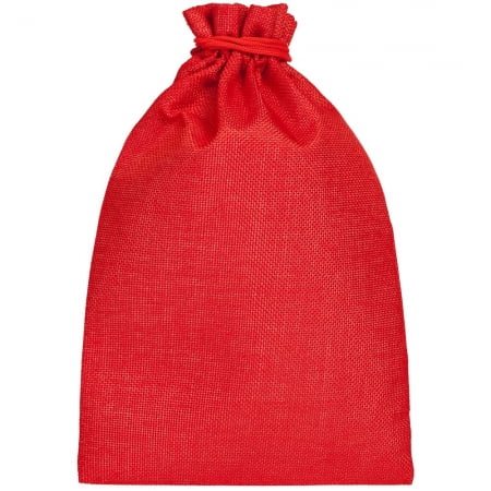 Подарочный мешок Foster Thank, L, красный купить с нанесением логотипа оптом на заказ в интернет-магазине Санкт-Петербург