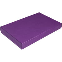 Коробка In Form под ежедневник, флешку, ручку, фиолетовая купить с нанесением логотипа оптом на заказ в интернет-магазине Санкт-Петербург