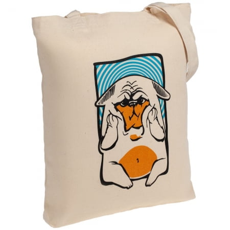 Холщовая сумка Deep Thinker купить с нанесением логотипа оптом на заказ в интернет-магазине Санкт-Петербург