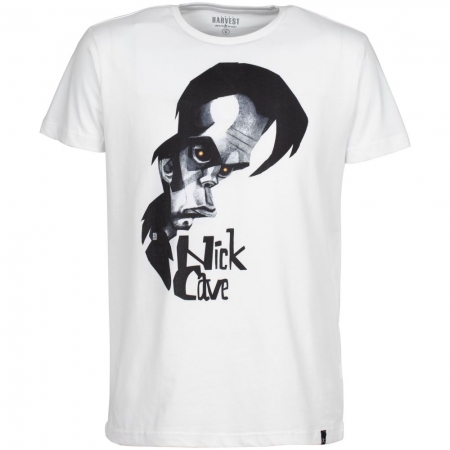 Футболка «Меламед. Nick Cave», белая купить с нанесением логотипа оптом на заказ в интернет-магазине Санкт-Петербург