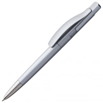 Ручка шариковая Prodir DS2 PAC-Z, серебристая купить с нанесением логотипа оптом на заказ в интернет-магазине Санкт-Петербург