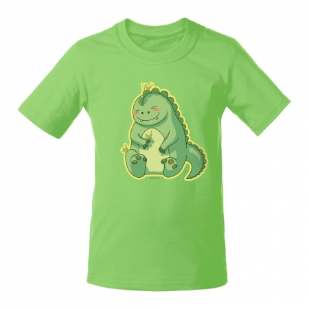Футболка детская BabyZilla, зеленое яблоко купить с нанесением логотипа оптом на заказ в интернет-магазине Санкт-Петербург