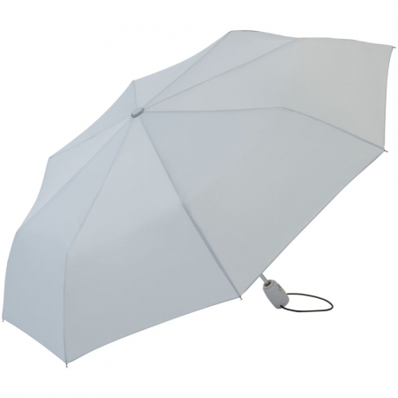 Зонт складной AOC, светло-серый купить с нанесением логотипа оптом на заказ в интернет-магазине Санкт-Петербург