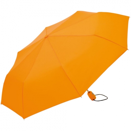 Зонт складной AOC, оранжевый купить с нанесением логотипа оптом на заказ в интернет-магазине Санкт-Петербург