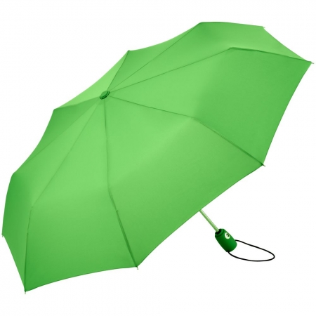 Зонт складной AOC, светло-зеленый купить с нанесением логотипа оптом на заказ в интернет-магазине Санкт-Петербург