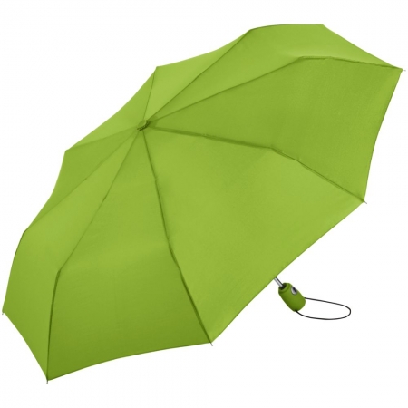 Зонт складной AOC, зеленое яблоко купить с нанесением логотипа оптом на заказ в интернет-магазине Санкт-Петербург