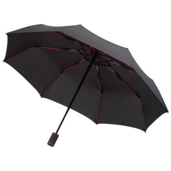 Зонт складной AOC Mini, красный купить с нанесением логотипа оптом на заказ в интернет-магазине Санкт-Петербург