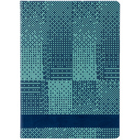 Ежедневник Big Data, недатированный, синий купить с нанесением логотипа оптом на заказ в интернет-магазине Санкт-Петербург