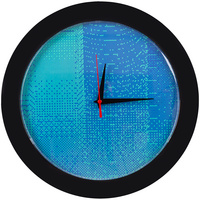 Часы настенные Big Data, черные купить с нанесением логотипа оптом на заказ в интернет-магазине Санкт-Петербург