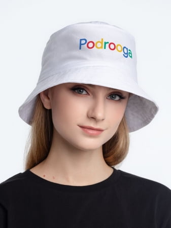 Панама Podrooga, белая купить с нанесением логотипа оптом на заказ в интернет-магазине Санкт-Петербург