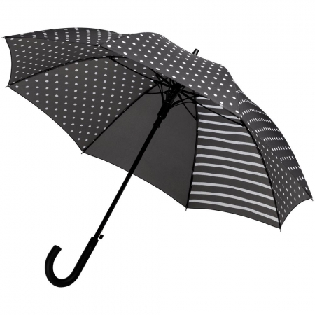 Зонт-трость Polka Dot купить с нанесением логотипа оптом на заказ в интернет-магазине Санкт-Петербург