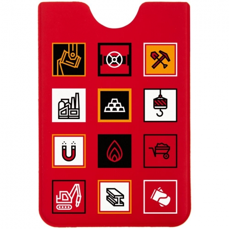 Чехол для карточки Industry, металлургия купить с нанесением логотипа оптом на заказ в интернет-магазине Санкт-Петербург