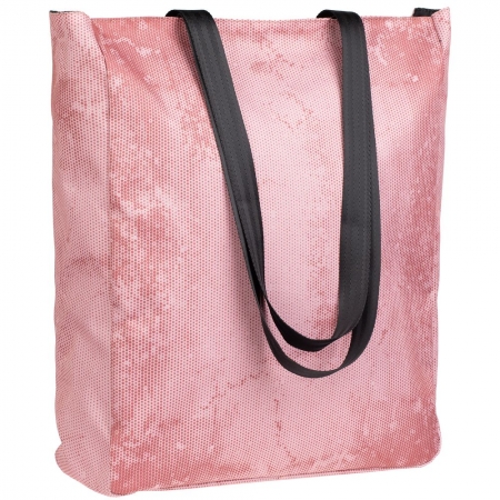Сумка для покупок Pink Marble купить с нанесением логотипа оптом на заказ в интернет-магазине Санкт-Петербург