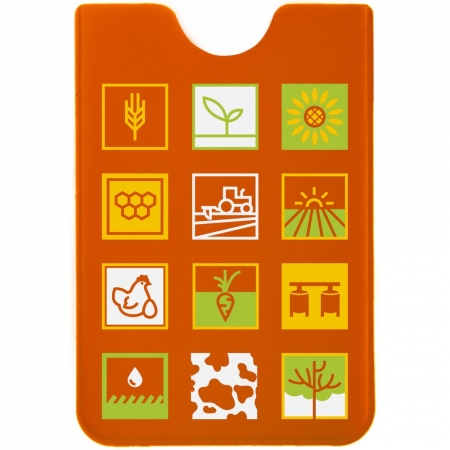 Чехол для карточки Industry, сельское хозяйство купить с нанесением логотипа оптом на заказ в интернет-магазине Санкт-Петербург