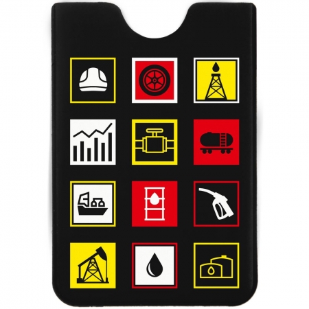 Чехол для карточки Industry, нефть и газ купить с нанесением логотипа оптом на заказ в интернет-магазине Санкт-Петербург