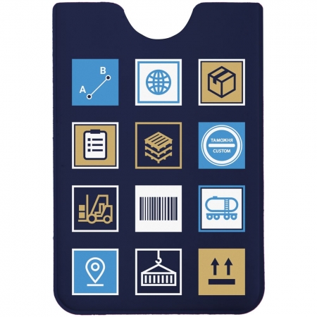 Чехол для карточки Industry, логистика купить с нанесением логотипа оптом на заказ в интернет-магазине Санкт-Петербург