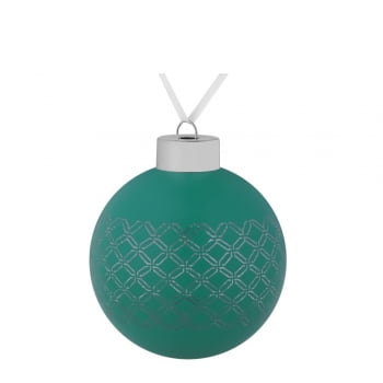 Елочный шар Queen, 8 см, зеленый купить с нанесением логотипа оптом на заказ в интернет-магазине Санкт-Петербург