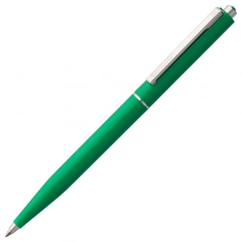 Ручка шариковая Senator Point ver. 2, зеленая купить с нанесением логотипа оптом на заказ в интернет-магазине Санкт-Петербург