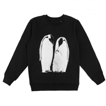 Свитшот детский Like a Penguin, черный, 6 лет купить с нанесением логотипа оптом на заказ в интернет-магазине Санкт-Петербург