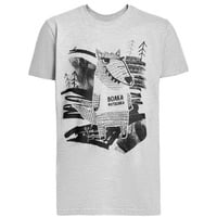 Футболка «Волка футболка», серый меланж купить с нанесением логотипа оптом на заказ в интернет-магазине Санкт-Петербург