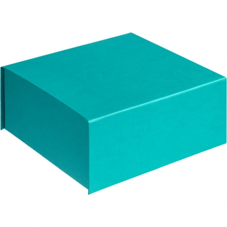 Коробка Pack In Style, бирюзовая купить с нанесением логотипа оптом на заказ в интернет-магазине Санкт-Петербург