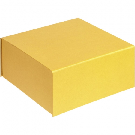 Коробка Pack In Style, желтая купить с нанесением логотипа оптом на заказ в интернет-магазине Санкт-Петербург
