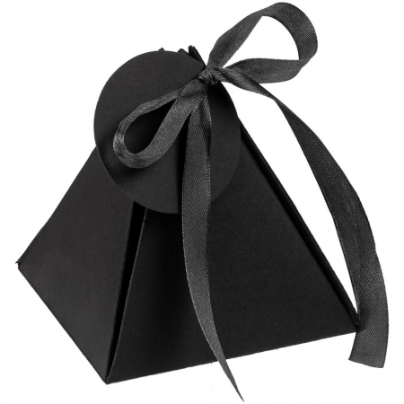 Упаковка Cleo, черная купить с нанесением логотипа оптом на заказ в интернет-магазине Санкт-Петербург