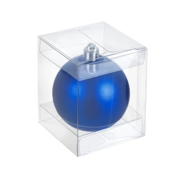 Прозрачная коробка для пластиковых шаров 6 см купить с нанесением логотипа оптом на заказ в интернет-магазине Санкт-Петербург