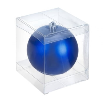 Прозрачная коробка для пластиковых шаров 8 см купить с нанесением логотипа оптом на заказ в интернет-магазине Санкт-Петербург
