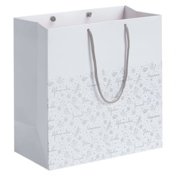 Пакет «Сказочный узор», белый купить с нанесением логотипа оптом на заказ в интернет-магазине Санкт-Петербург