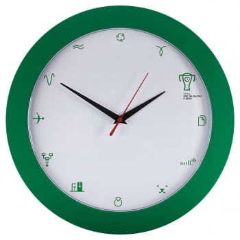 Часы настенные «Бизнес-зодиак. Телец» купить с нанесением логотипа оптом на заказ в интернет-магазине Санкт-Петербург