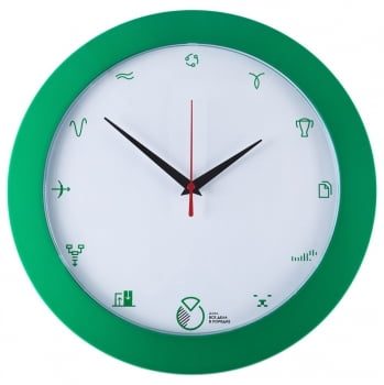 Часы настенные «Бизнес-зодиак. Дева» купить с нанесением логотипа оптом на заказ в интернет-магазине Санкт-Петербург