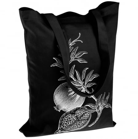 Холщовая сумка Grand Granat, черная купить с нанесением логотипа оптом на заказ в интернет-магазине Санкт-Петербург