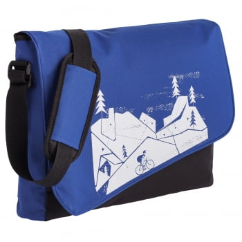 Конференц сумка «Крутой подъем», синяя купить с нанесением логотипа оптом на заказ в интернет-магазине Санкт-Петербург