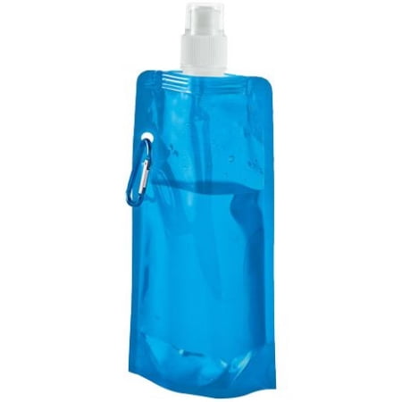 Складная бутылка HandHeld, синяя купить с нанесением логотипа оптом на заказ в интернет-магазине Санкт-Петербург